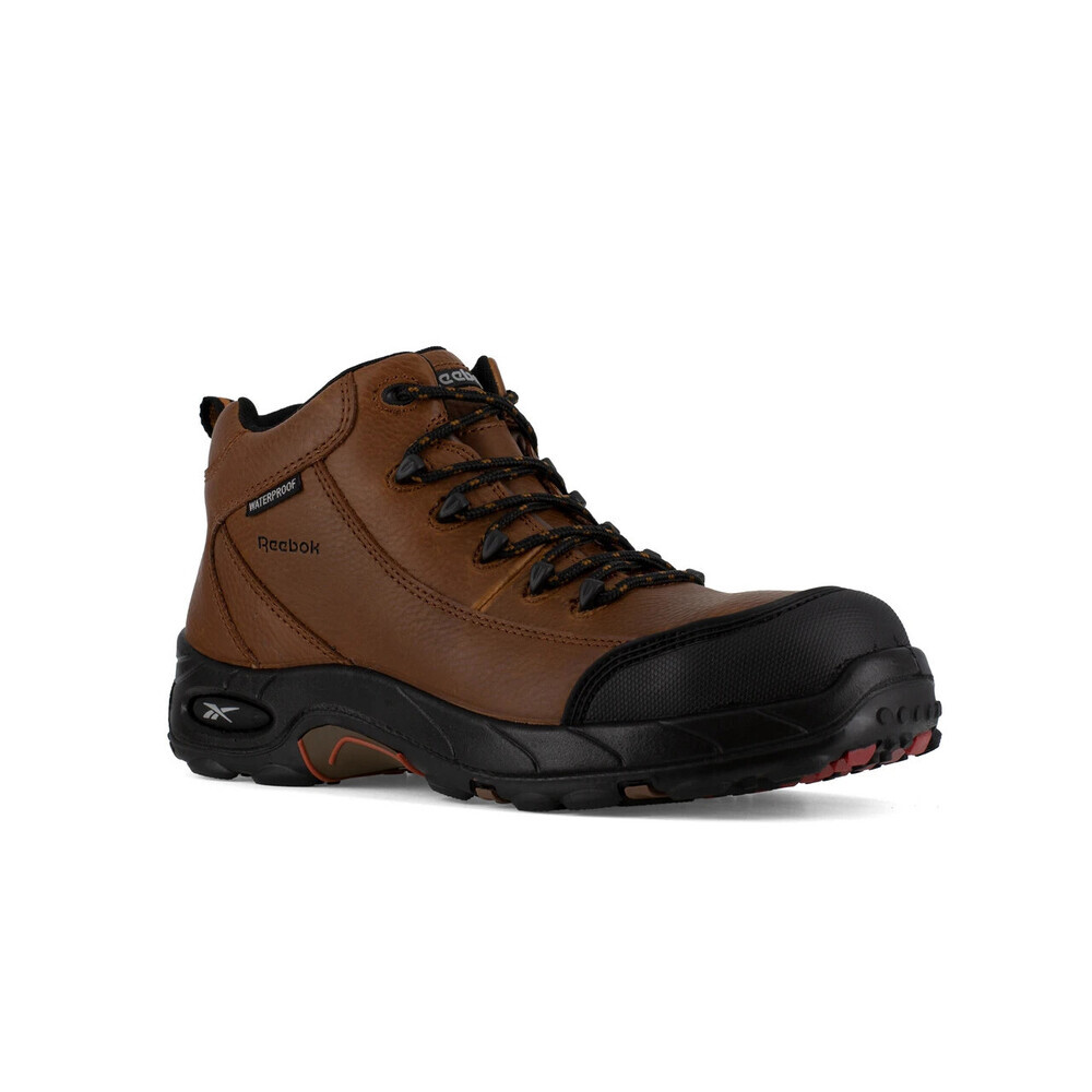 Reebok Work Tiahawk RB4444 Men's US 4.5 Brown Waterproof Comp Toe Boots ZPO3170